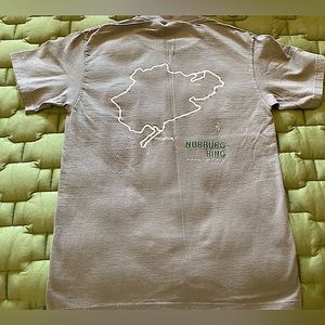NÜRBURG RING Adult Small gray T shirt 
Race track located in Nürburg, Germany